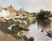 Riverbank,Petie Andely Paul Signac